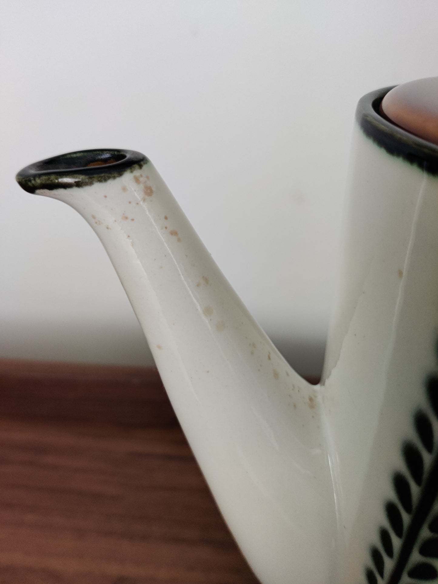 Théière, cafetière Boch La Louvière, année 60, modèle NOIX