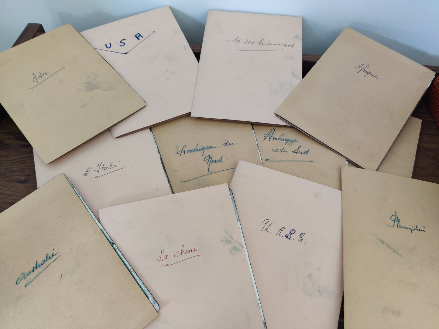 Cartes Anciennes Tampon Encre Scolaire - Multi Cartes 1950/60- Les Grandes Puissances